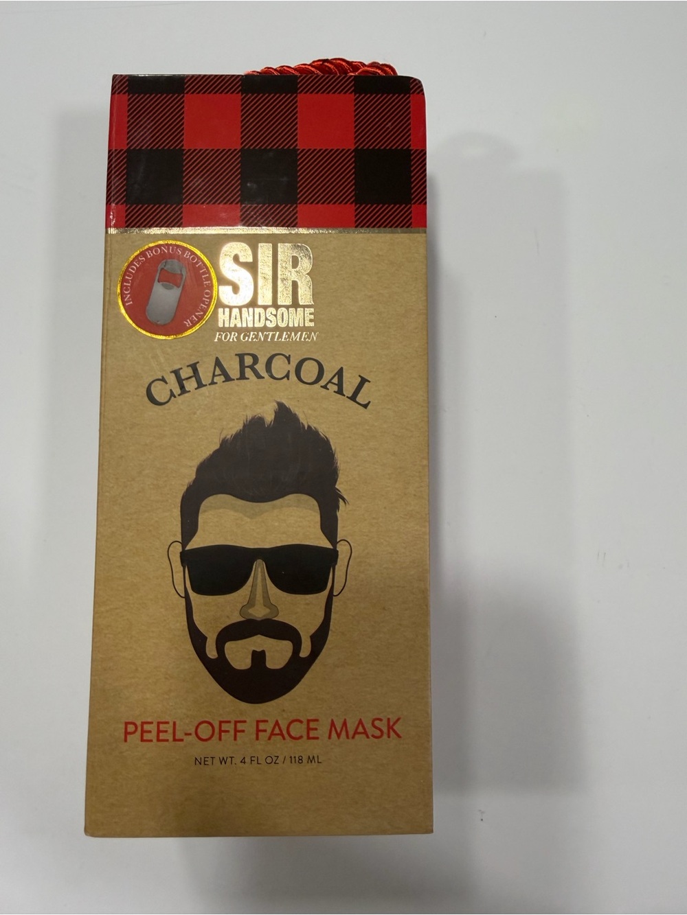 Sir Handsome Charcoal Peel-Off Face Mask for Men - Black